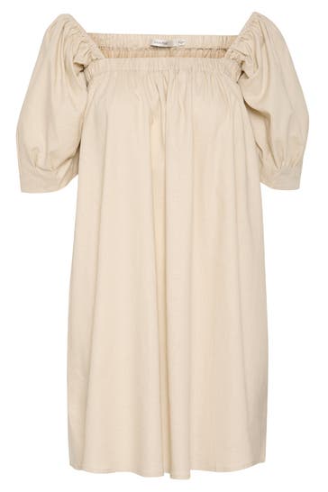 GESTUZ Minikleid 'Elarah' beige