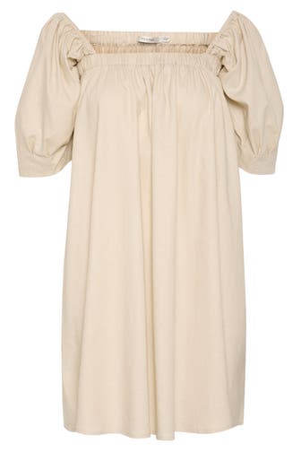 GESTUZ Minikleid 'Elarah' beige