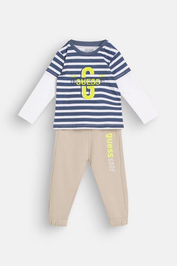 GUESS Set: Longsleeve und Sweatpants