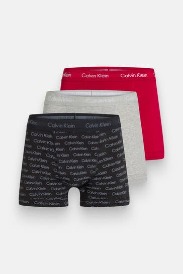 CALVIN KLEIN 3er-Pack Boxer Trunks mehrfarbig