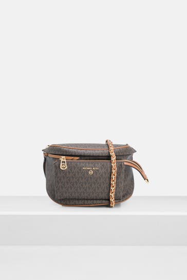 MICHAEL MICHAEL KORS Umhängetasche 'Slater' dunkelbraun