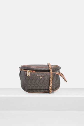 MICHAEL MICHAEL KORS Umhängetasche 'Slater' dunkelbraun