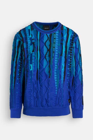 CARLO COLUCCI Strickpullover mehrfarbig