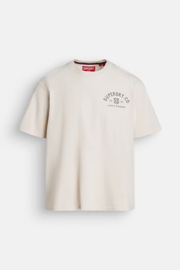 SUPERDRY T-Shirt beige