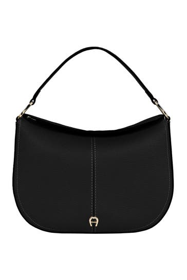 AIGNER Schultertasche 'Savannah' schwarz