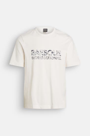 BARBOUR INTERNATIONAL T-Shirt ecru