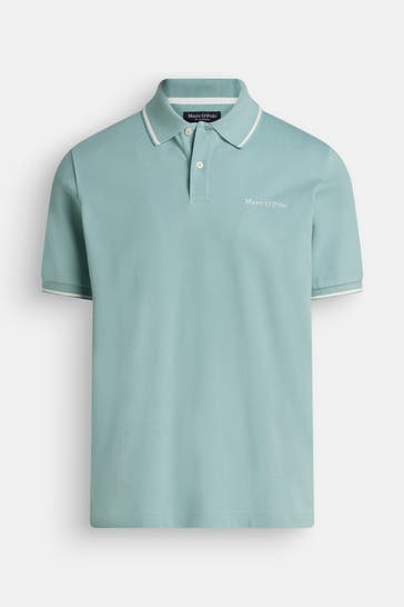 MARC O'POLO Polo-Shirt türkis Regular fit
