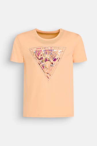 GUESS T-Shirt pfirsich