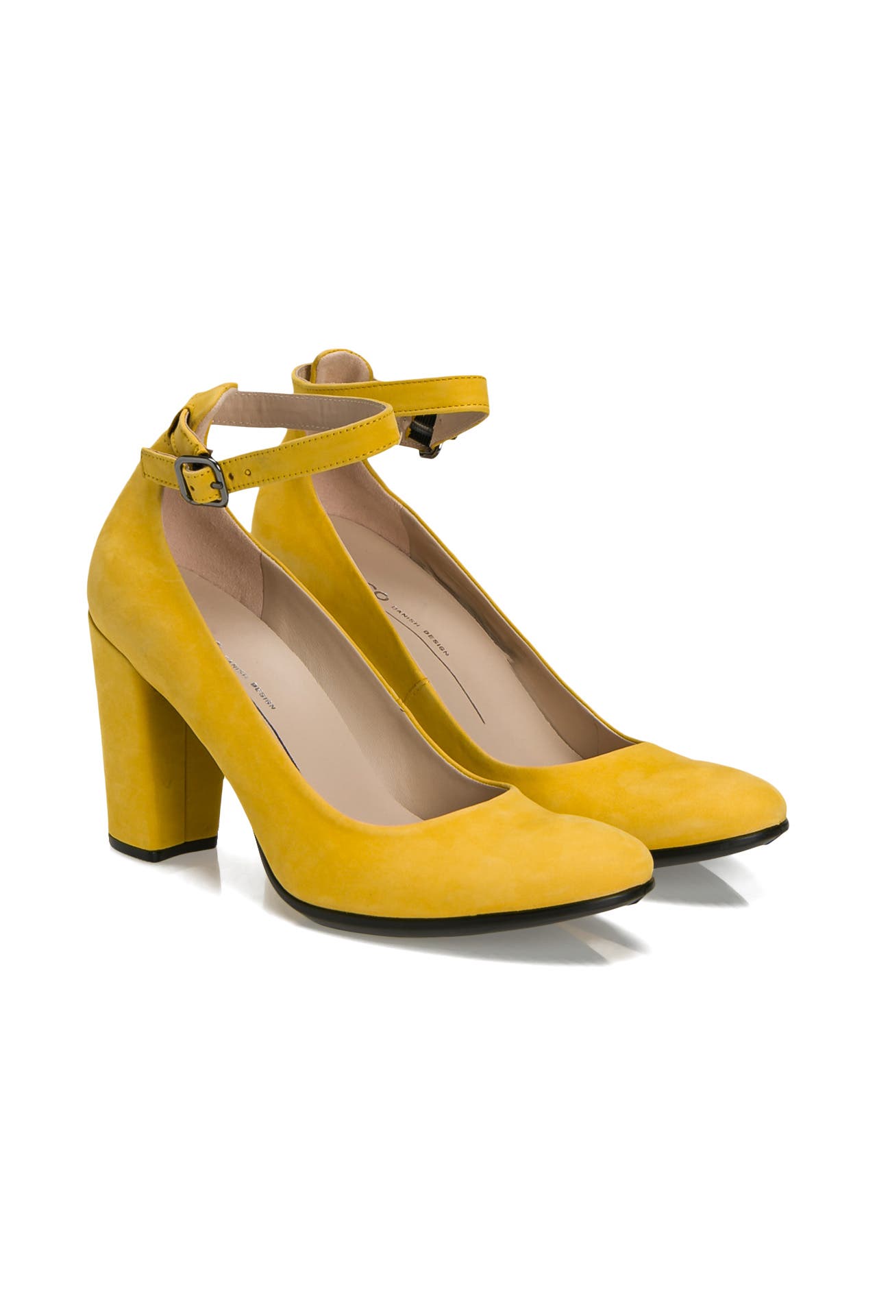 Ecco pumps yellow on sale