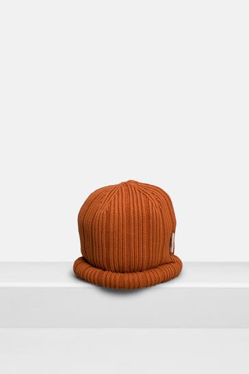 EMPORIO ARMANI Strickmütze dunkelorange