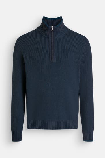 MARC O'POLO Strick-Troyer mitternachtsblau