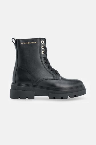 TOMMY HILFIGER Schnürboots 'Laurie' schwarz