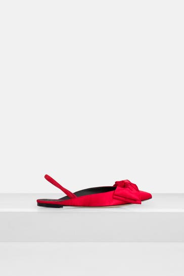 GIUSEPPE ZANOTTI Sling-Ballerinas 'Lucrezia' rot