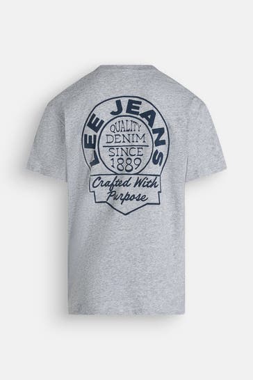 LEE T-Shirt grau