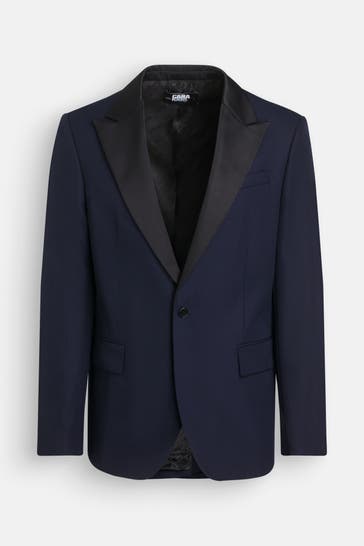 KARL LAGERFELD Wollmix-Sakko navy
