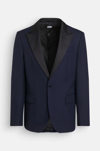 KARL LAGERFELD Wollmix-Sakko navy