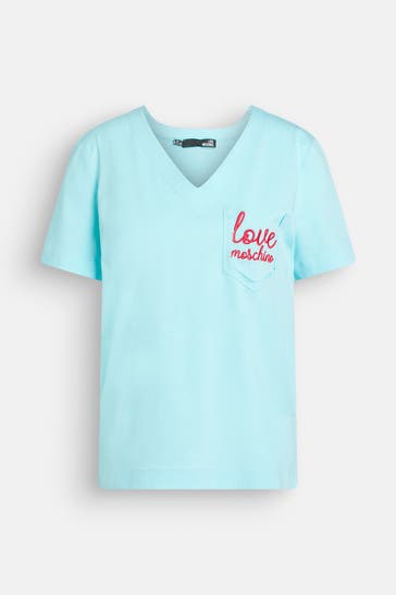 LOVE MOSCHINO T-Shirt türkis