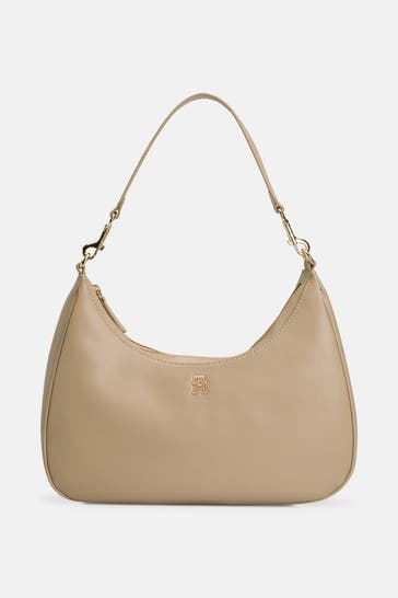 TOMMY HILFIGER Schultertasche beige