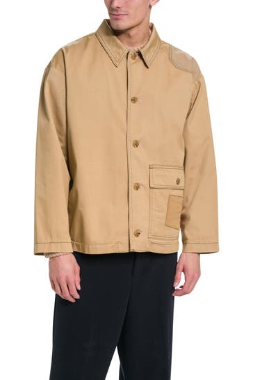 DESIGUAL Jeansjacke beige