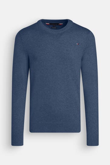 TOMMY HILFIGER Strickpullover graublau