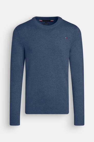 TOMMY HILFIGER - Strickpullover graublau