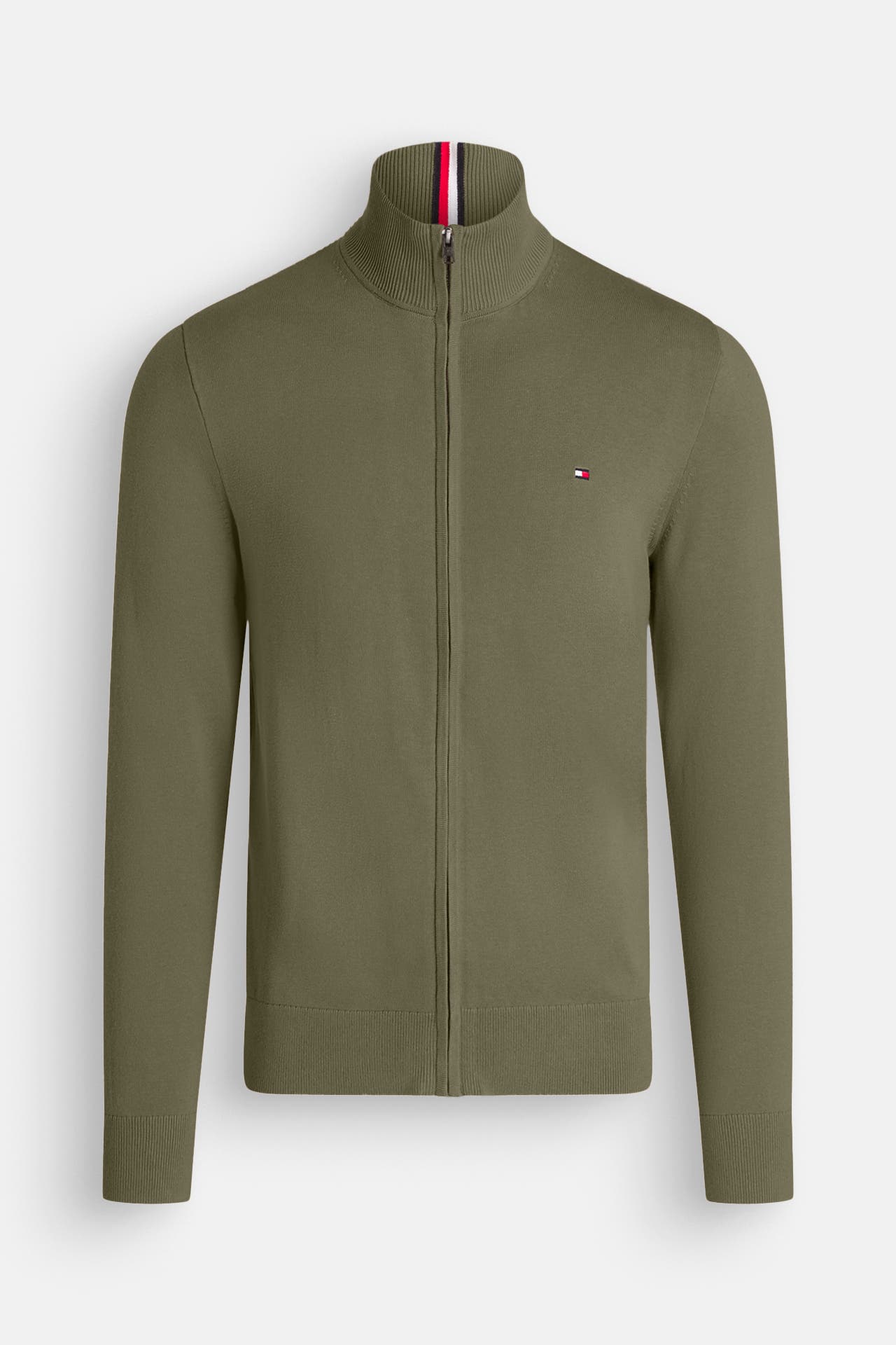 TOMMY HILFIGER Strickjacke oliv, Bild 1