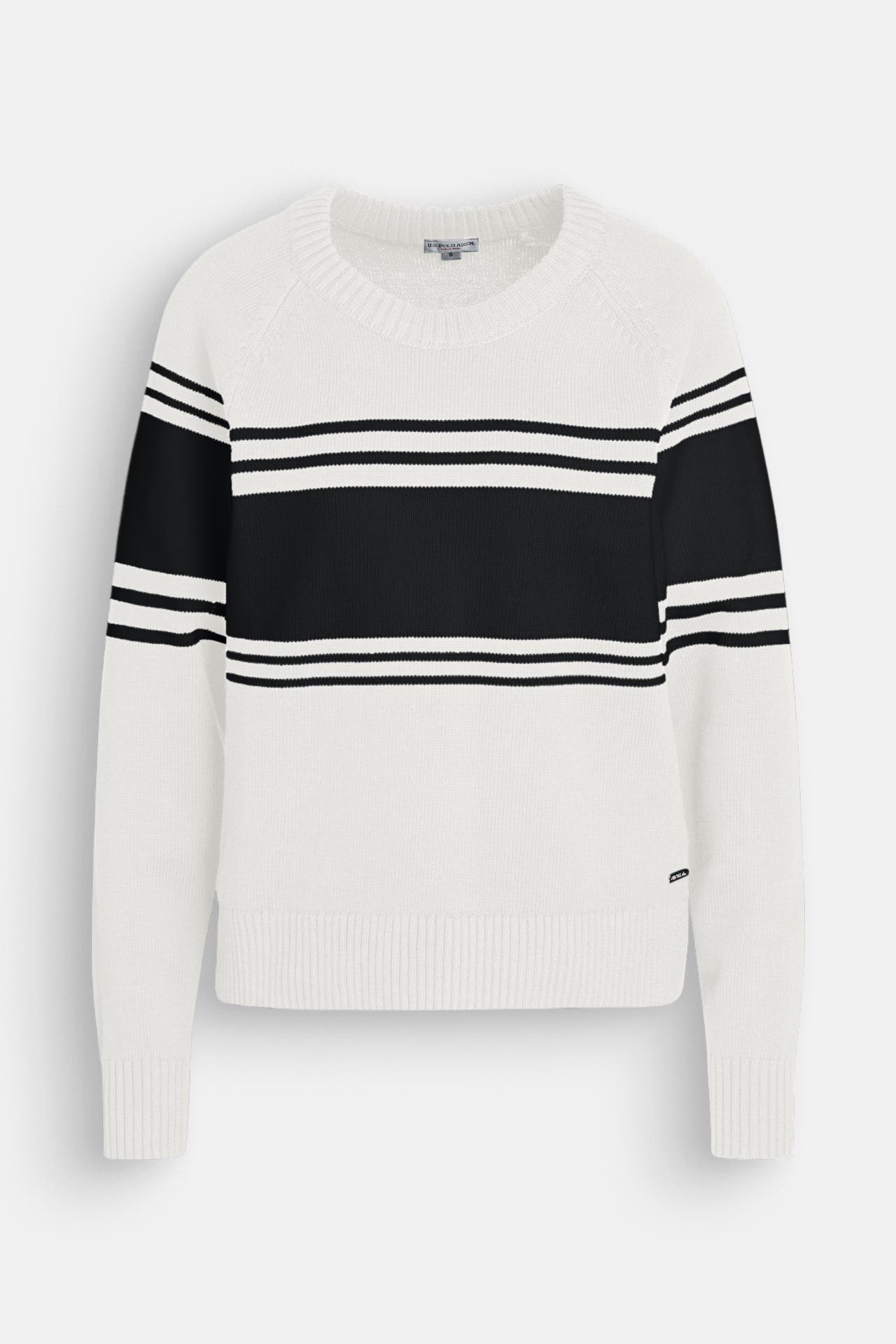 U.S. POLO ASSN. Strickpullover 'Aleia' gemustert, Bild 1