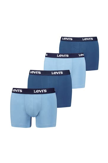 LEVI'S® 4er-Pack Boxer Trunks zweifarbig