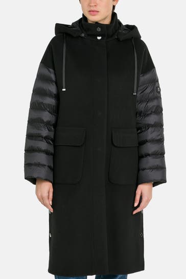 BOGNER Light-Wollmantel 'Trisha' schwarz