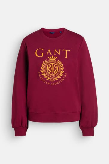 GANT Sweatshirt burgunder