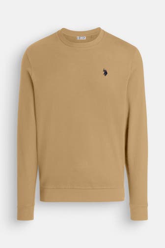 U.S. POLO ASSN. Sweatshirt hellbraun