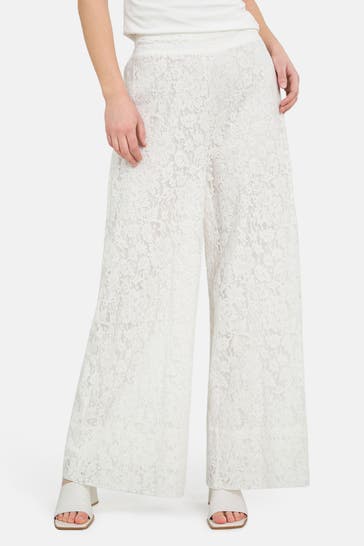 NEO NOIR Stoffhose weiß