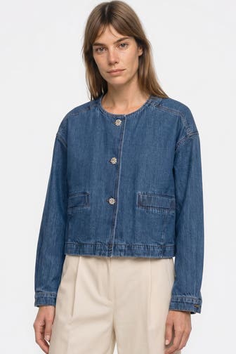 RIANI Jeansjacke blau
