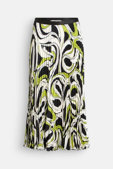 DIANE VON FURSTENBERG Plisseérock 'Mykola' gemustert