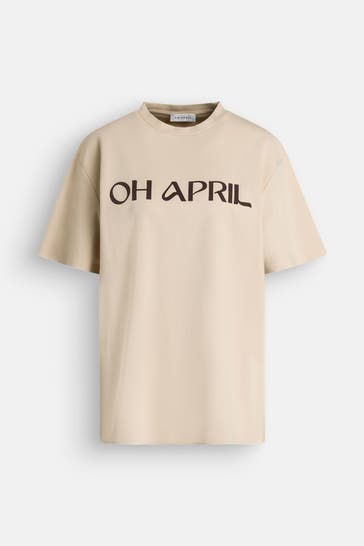 OH APRIL T-Shirt beige