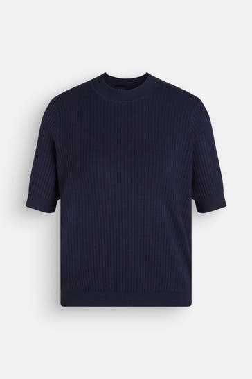 TED BAKER Strickshirt 'Ellihaa' nachtblau