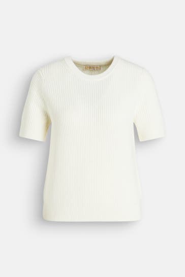 MICHAEL MICHAEL KORS Strickshirt 'Shaker' offwhite