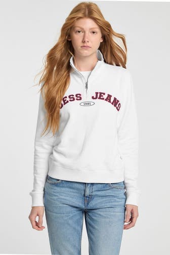 GUESS Sweat-Troyer weiß
