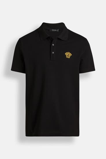 VERSACE - Polo-Shirt schwarz