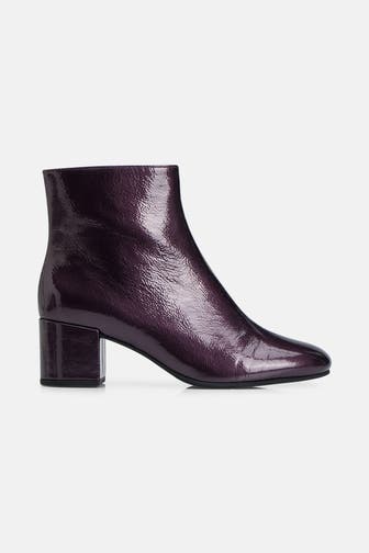 HÖGL Lack-Stiefeletten 'Daydream' dunkelbraun