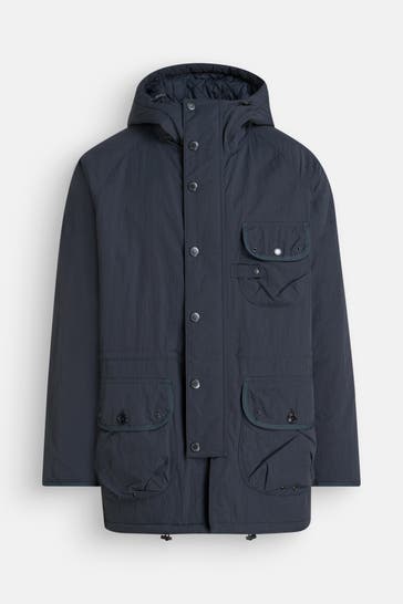 BARBOUR Parka 'Field Showerproof' navy