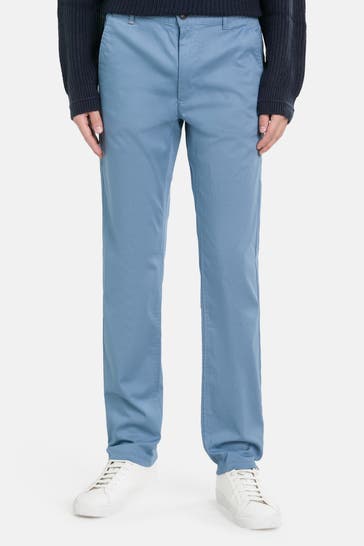 BOSS Chino taubenblau