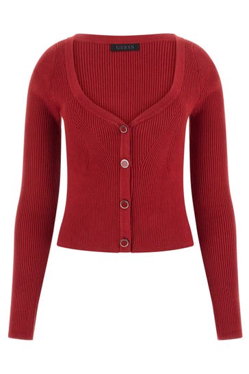 GUESS Strickjacke 'Katelyn' rot