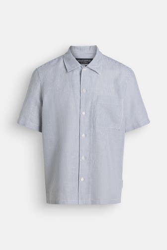 MARC O'POLO Kurzarmhemd gestreift Regular Fit