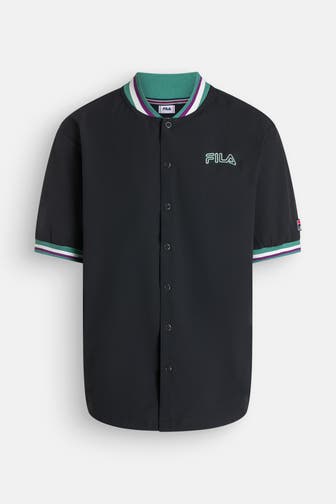FILA Kurzarmhemd schwarz loose fit