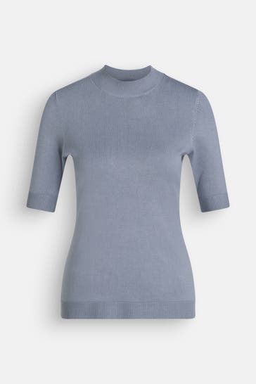 COMMA, Strickshirt graublau