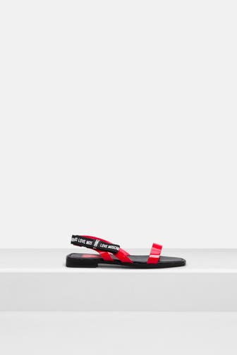 LOVE MOSCHINO Sandalen rot