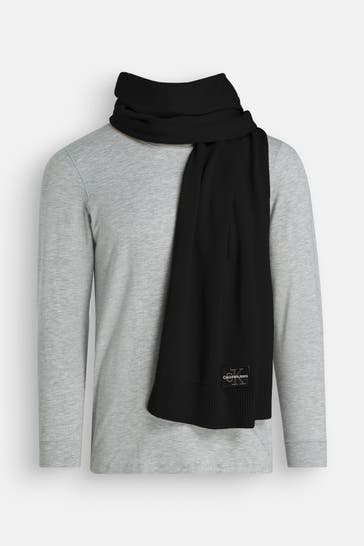 CALVIN KLEIN Schal schwarz