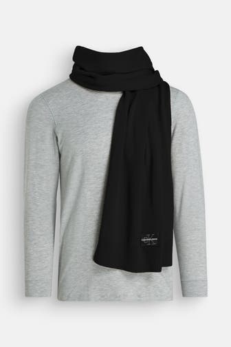 CALVIN KLEIN Schal schwarz
