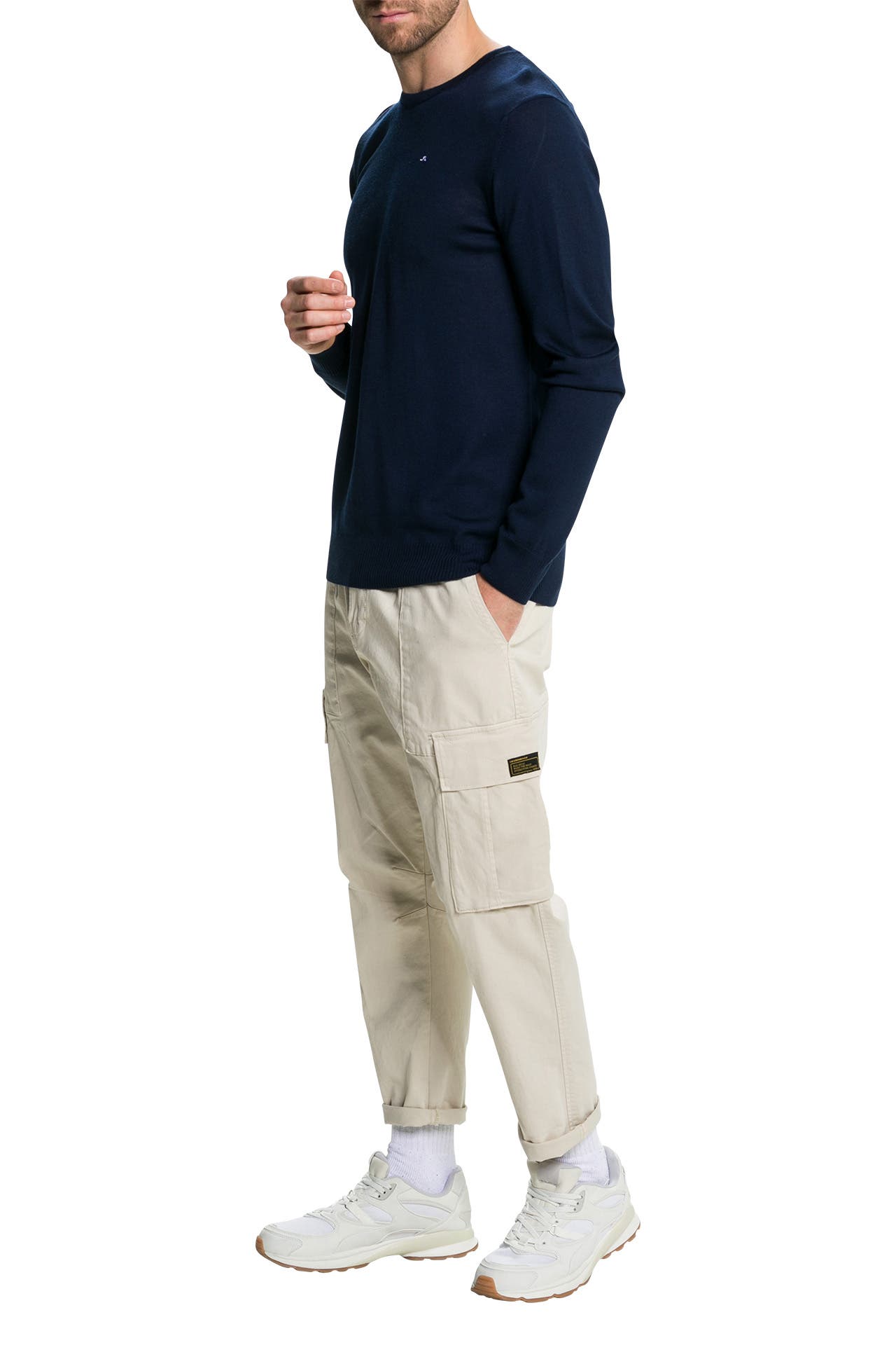 J.LINDEBERG Strickpullover nachtblau, Bild 1